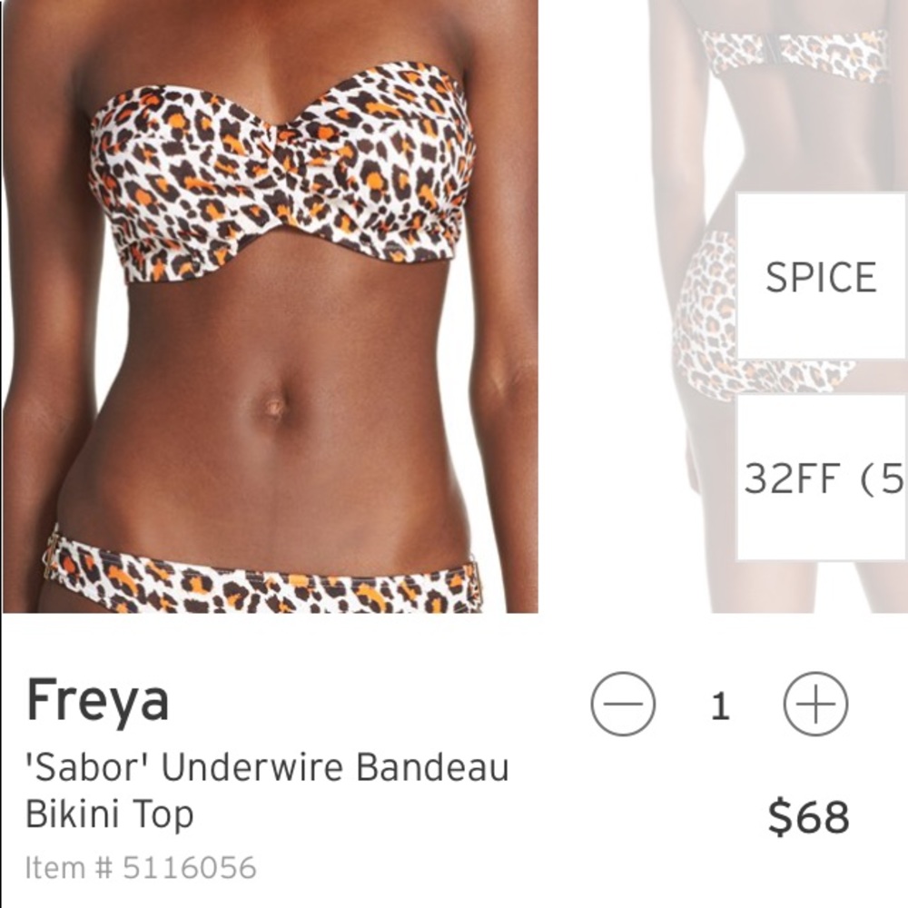 Freya bikini top
